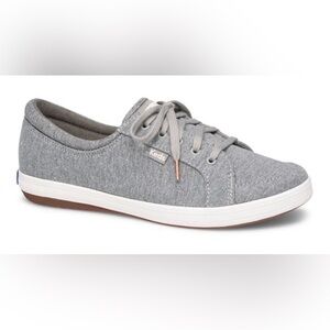 Keds heather gray lace up snkrs WM 9 comfort athleisure